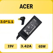 تصویر شارژر لپ تاپ ایسر Acer 19V 3.42 استوک 