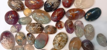 تصویر نگین عقیق شجر شکوفه 