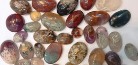 تصویر نگین عقیق شجر شکوفه 