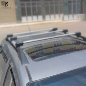 تصویر باربند خودرو هایما مخصوص مدل S7 با پایه فلزی 
