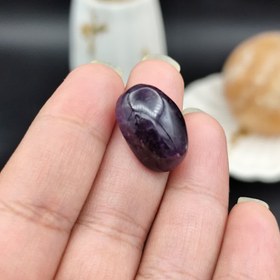 تصویر نگین آمیتیست تراش دامله طبیعی اصل معدنی کد 9289 