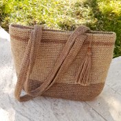 تصویر کیف کنفی دستباف مدل آبان 