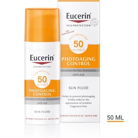 تصویر فلوئید ضد آفتاب اوسرین ضد پیری SPF50 – 50 میلی‌لیتر 