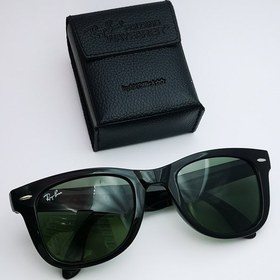 تصویر عینک آفتابی مدل Ray-Ban Men's Folding Wayfarer Sunglasses ا Ray-Ban RB4105 Folding Wayfarer Square Sunglasses Black/G-15 Green 50 Millimeters Ray-Ban RB4105 Folding Wayfarer Square Sunglasses Black/G-15 Green 50 Millimeters