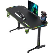 تصویر میز گیمینگ گیم مکس D140 Carbon RGB GAMEMAX D140 Carbon RGB Gaming Desk