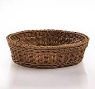 تصویر سبد بافت گرد تاپکو کد S15 | topco round woven basket 