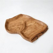 تصویر اردوخوری چوبی روستیک کد HG-052 