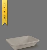 تصویر ظرف غذای گیاهی طرح آلومینیوم - آملون ( کارتن 100 عددی ) 