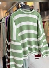 تصویر بلیز بافت زنانه راه راه پینترستی 