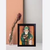 تصویر عطار(تابلو نقاشی چهره، مدادرنگی) 