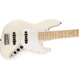 تصویر گیتار بیس Squier Affinity Jazz Bass V Maple - Olympic White 