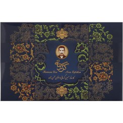 تصویر گز کرمانی آردی انگبینی ۴۰ درصد پسته ۴۵۰ گرمی گل درشت 