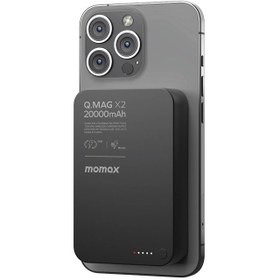 تصویر پاوربانک مگ سیف مومکس مدل Q.MAG ظرفیت 5000/10000/20000mAh Q.max momax power bank