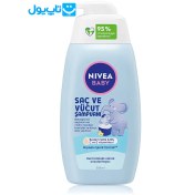 تصویر شامپو سر و بدن 500ml نيوا Nivea Shampoo body hair soft code:86263