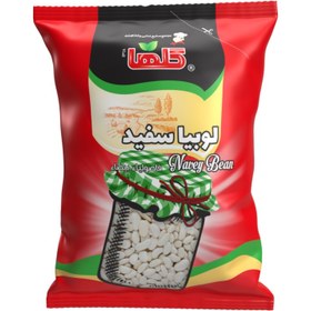 تصویر لوبیا سفید گلها حجم 700 گرم – سلفون 