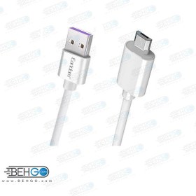 تصویر کابل تبدیل USB به microUSB ارلدام مدل EC-080M طول 1 متر Earldom EC-080M USB to microUSB Cable 1m