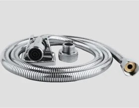 تصویر شیلنگ توالت افتابه برنجی یاسا 