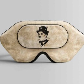 تصویر طرح چارلی چاپلین برای چشم بند خواب کورال Charlie Chaplini Design for Coral496 Sleep Mask