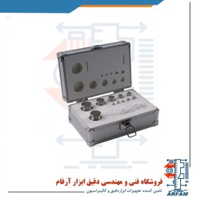 تصویر جعبه وزنه کالیبراسیون 1mg-500gr کلاس M1 Calibration Weight Steel Class M1 1mg-500gr