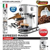 تصویر اسپرسوساز تلیونیکس مدل TEM5160 Telionox TEM5160 Espresso maker