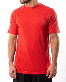 تصویر تی شرت مردانه ورزشی قرمز مل اند موژ Mel & Moj کد M07829-003 