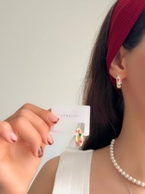 تصویر گوشواره میناکاری ۲ 