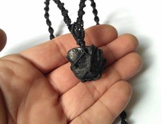 تصویر گردنبند تورمالین سیاه (کد12084) 