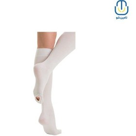 تصویر جوراب آنتی آمبولی شیلاکس مدل AG کد ۰۰۱ سایز لارج کارتن ۴ عددی Shilex Anti-embolism socks model ag code 001 size l