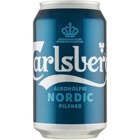 تصویر آبجو کارلزبرگ Carlsberg Nordic بدون الکل 330 میل 