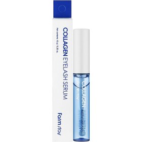 تصویر سرم تقویت مژه و ابرو فارم استی مدل COLLAGEN وزن 10 گرم FARMSTAY COLLAGEN EYELASH SERUM