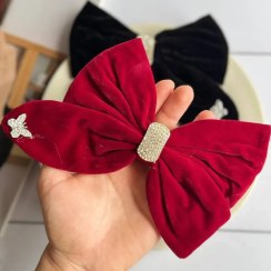 تصویر گیره انبری مخمل پاپیون 