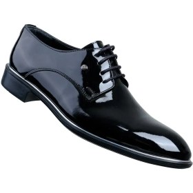 تصویر کفش کلاسیک چرم براق - 665 