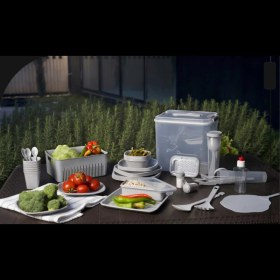 تصویر ست پیک نیک 72 پارچه صدف کد 910 