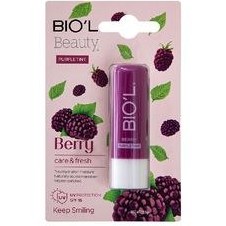 تصویر بالم لب کر و فرش شاتوت بیول Biol Care And Fresh Black Mulberry Lip Balm