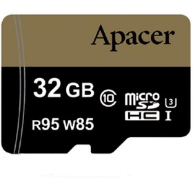 تصویر کارت حافظه فلش اپیسر UHS-I U3 Class 10 95MBps microSDHC With Adapter - 32GB ا Memory Cards Appacer UHS-I U3 Class 10 95MBps microSDHC With Adapter - 32GB Memory Cards Appacer UHS-I U3 Class 10 95MBps microSDHC With Adapter - 32GB