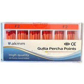 تصویر گوتا پرکا آکام Gutta Percha Points F2– AKMM 