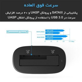 تصویر داک هارد و تبدیل SATA به USB اوریکو 3.5/2.5 اینچ مدل 6218US3 ORICO 2.5/3.5 Inch Hard Drive Dock | 6218US3