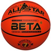 تصویر توپ سایز 7 بسکتبال بتا لاستیکی ا Size 7 Basketball Beta Rubber Size 7 Basketball Beta Rubber