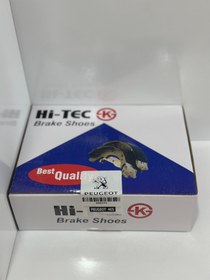 تصویر لنت ترمز عقب پژو ۴۰۵ برند های تک اهرم طلایی Hi tec