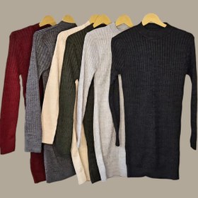 تصویر ژاکت بافت گپ مارپیچی زنانه رنگ نسکافه‌ای 