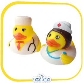 تصویر اسباب بازی پوپت حمام 6 عددی طرح اردک 