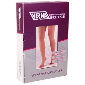 تصویر جوراب واریس بدون کفه ورنا زیر زانو BD Verna BD Compression Socks