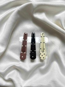 تصویر پک 3 عددی گیره انبری خالدار - 3 