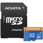 تصویر کارت حافظه میکرو اس دی ای دیتا مدل ADATA Premier MicroSDXC +ADP V10 R100 W25 32GB 