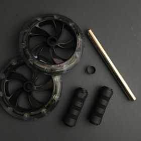 تصویر رولر شکم چرخدار دوبل 