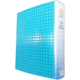 تصویر کلیر بوک طرح دایموند 100 برگ قابدار 