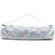 تصویر کاور مت طرح یوگا زمینه سفید 