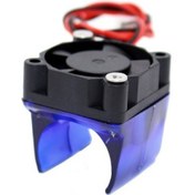 تصویر فن 3x3 هات اند پرینتر سه بعدی همراه پوشش نگهدارنده ویژه اکسترودر E3D V6 فن پرینتر سه بعدی همراه با پوشش نگهدارنده