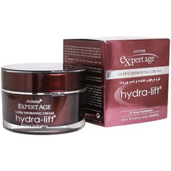 تصویر کرم مرطوب‌کننده و ضدچروک آردن اکسپرت ایج مدل Hydra-lift، مناسب پوست‌ نرمال، با عصاره گیاهان زعفران، میموزا، آرنیکا و هاماملیس، ض 
