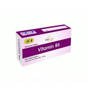 تصویر قرص ویتامین ب 6 امین Vitamin B6 Amin Tablets 